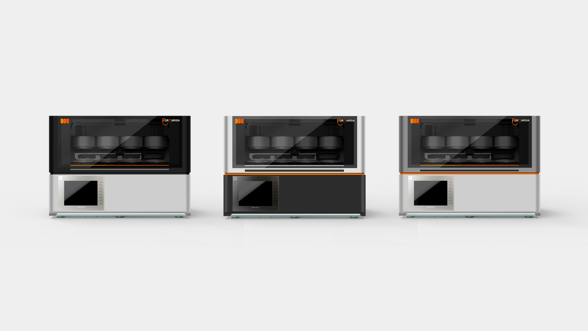 FORMARISA品牌家族設計語彙-醫材設備視覺規劃-醫療器材板金DFM-齒模機結構設計-量產實務驗證