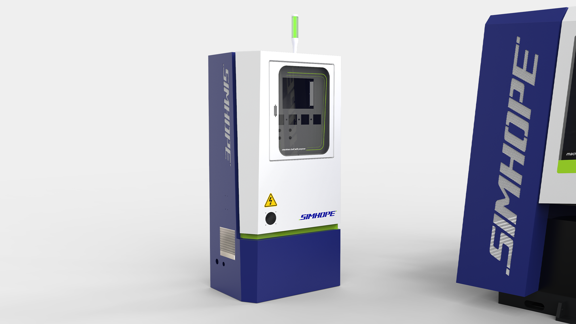 壓鑄機工業設計-重型機械板金研發-熱室鋅合金壓鑄機-信鋐工業-鷗翼門機構設計-板金設計公司-DFM可製造性設計-形碩板金設計-工業設備人機介面