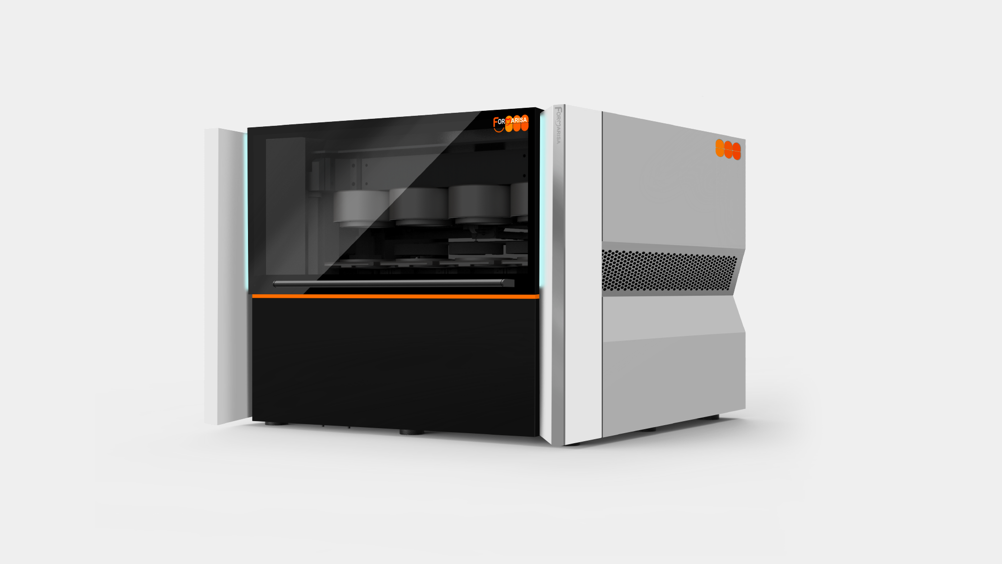 FORMARISA品牌家族設計語彙-醫材設備視覺規劃-醫療器材板金DFM-齒模機結構設計-量產實務驗證