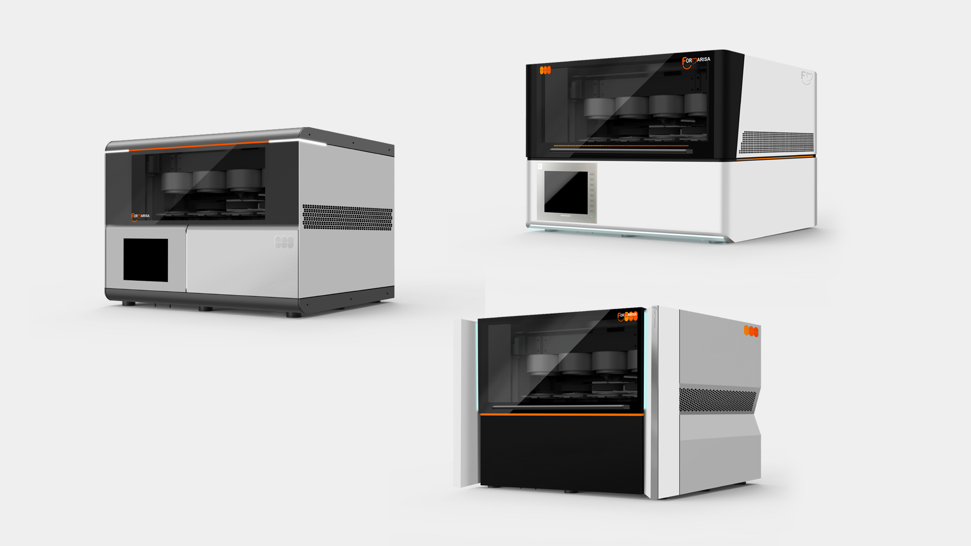 FORMARISA品牌家族設計語彙-醫材設備視覺規劃-醫療器材板金DFM-齒模機結構設計-量產實務驗證