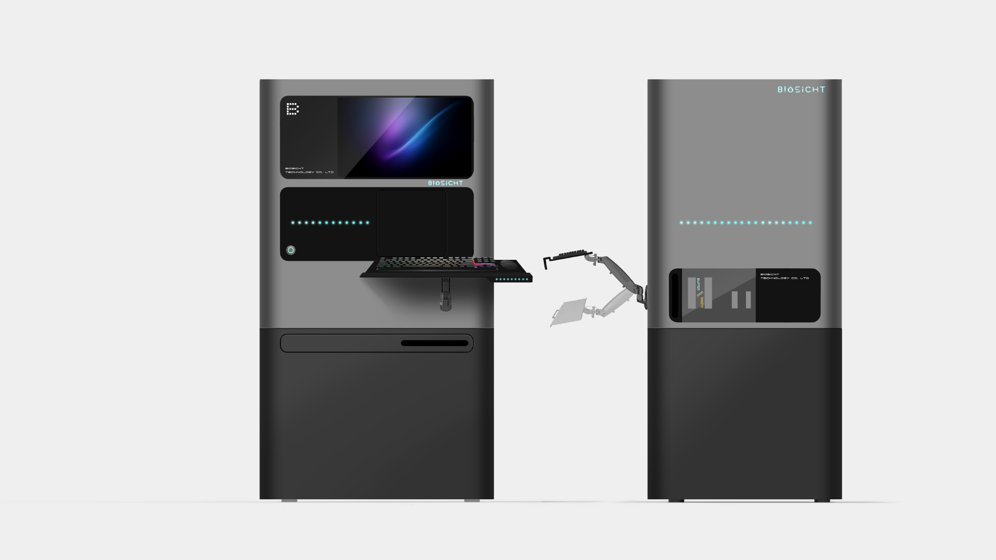 生醫檢測設備設計,醫療器械外觀設計,自動化細胞辨選儀,醫療設備板金加工,精密機殼結構設計,自動門機構研發,板金DFM驗證,醫療診所設備人機工程