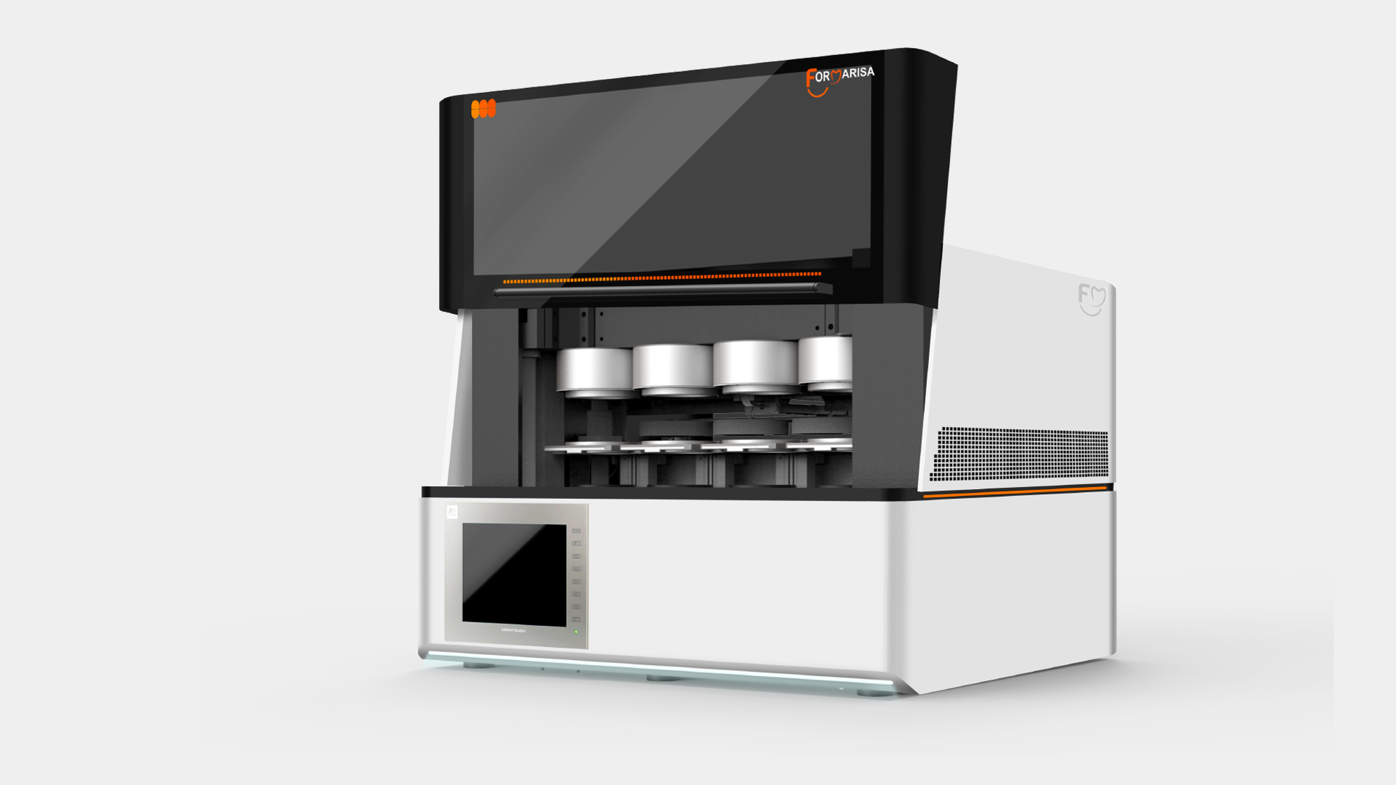 FORMARISA品牌家族設計語彙-醫材設備視覺規劃-醫療器材板金DFM-齒模機結構設計-量產實務驗證
