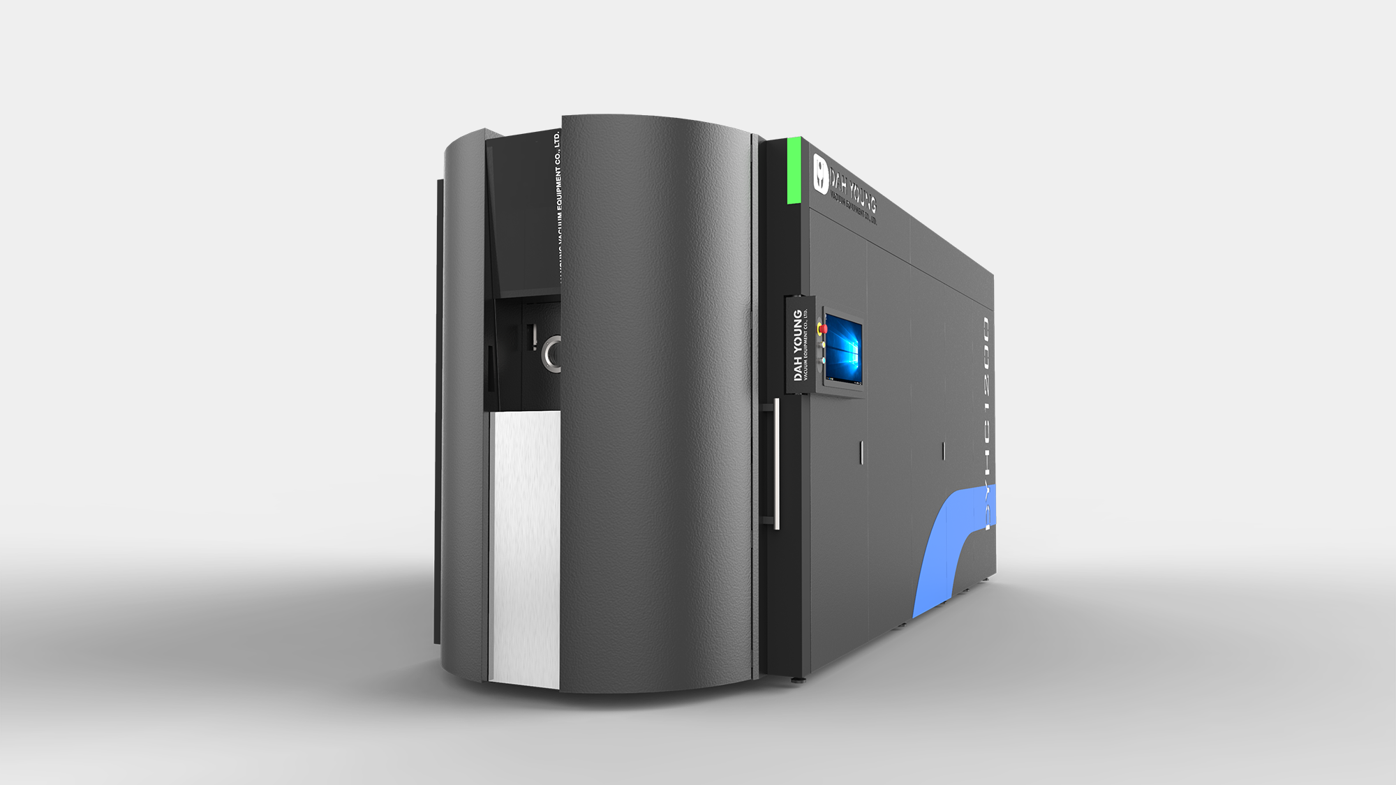 PVD電極鍍膜設備工業設計－3D外觀與板金結構整合